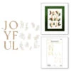 Spellbinders - Joyful Glimmer Hot Foil Plate -Bürobedarf Geschäft spellbinders joyful glimmer hot foil plate glp 390