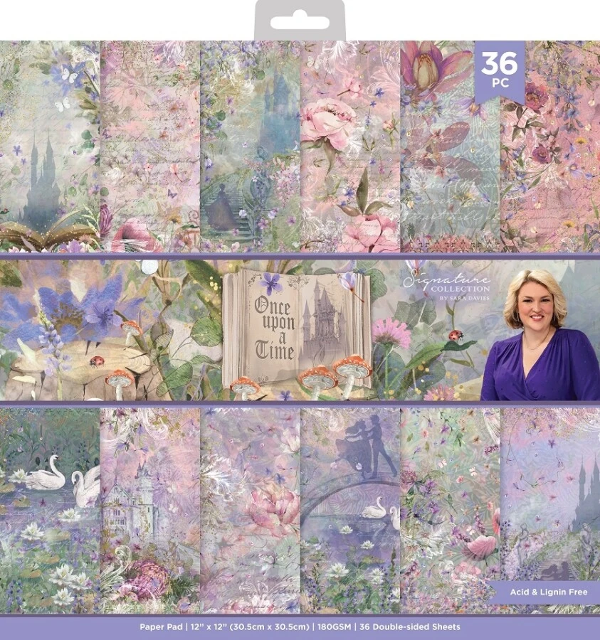 Sara Signature - Once Upon A Time - Paperpad 30x30 Cm 3 Sara Signature - Once Upon A Time - Paperpad 30x30 Cm