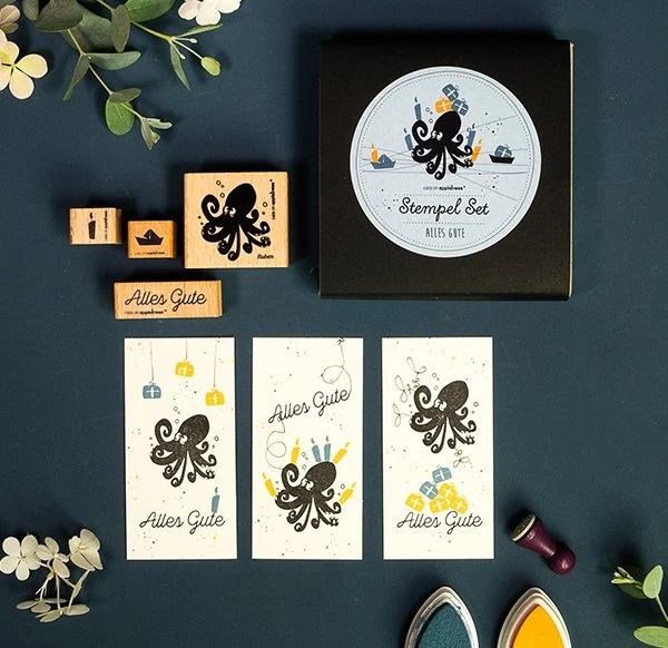 Cats On Appletrees - Stempelset 8 - Alles Gute 3 Cats On Appletrees - Stempelset 8 - Alles Gute