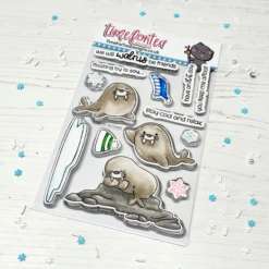 Time For Tea - Walrus Be Friends A6 Clear Stamps