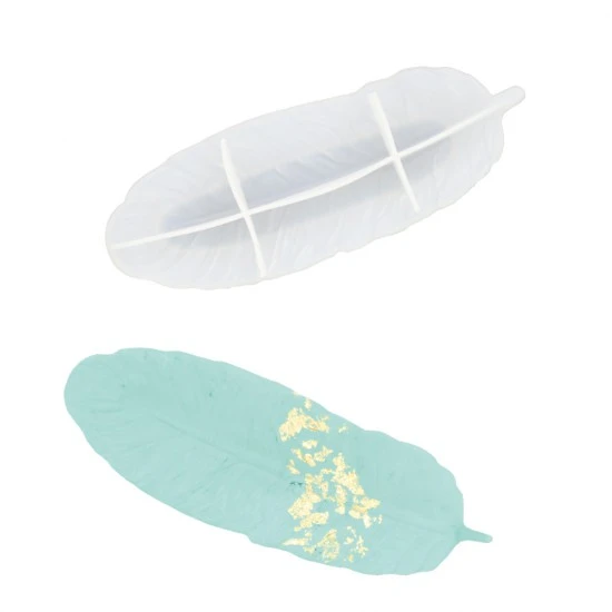 Silicone Mold 24cm X 8,8cm - Feather Tray 3 Silicone Mold 24cm X 8,8cm - Feather Tray