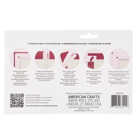 We R Memory Keepers - Book Cover Guide Pink Basic Tools 5 We R Memory Keepers - Book Cover Guide Pink Basic Tools – Bild 3