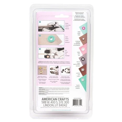Hole Punch & Eyelet Setter Lilac Crop-A-Dile Tool 5 Hole Punch & Eyelet Setter Lilac Crop-A-Dile Tool – Bild 3