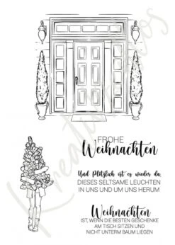 Kreativzeitlos - Weihnachtstür A5